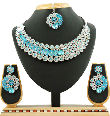 

Vatsalya Creation Alloy Jewel Set(Turquoise)