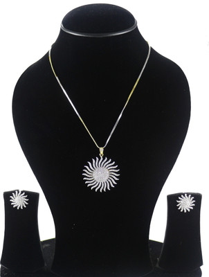 

You Bella Alloy Jewel Set(Silver)