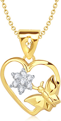 87% OFF on Vina Fashion Jewellery Yellow Gold Alloy Pendant