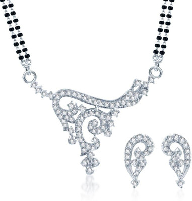 Sukkhi Alloy Jewel Set(White, Black)