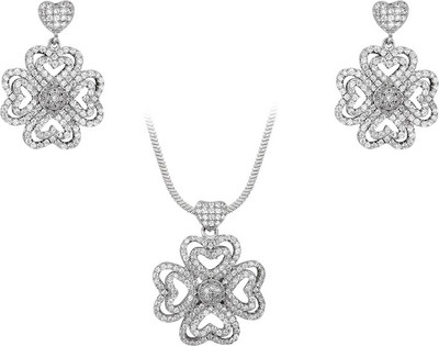 

Jewel99 Sterling Silver Jewel Set(Silver)