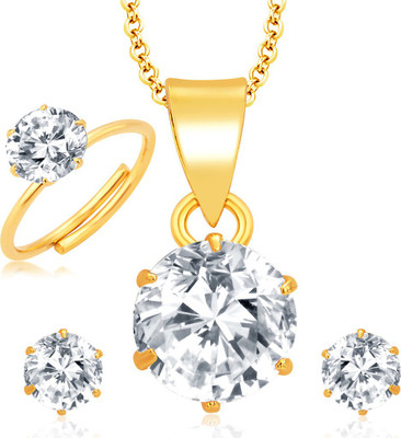 

Sukkhi Alloy Jewel Set(Gold, White)