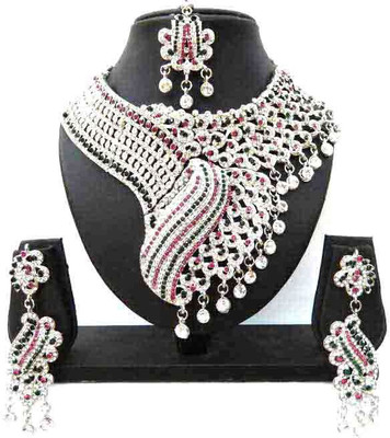 

Shree Bhawani Art Jewellery Alloy Jewel Set(Multicolor)