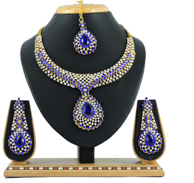

Vatsalya Creation Alloy Jewel Set(Blue)
