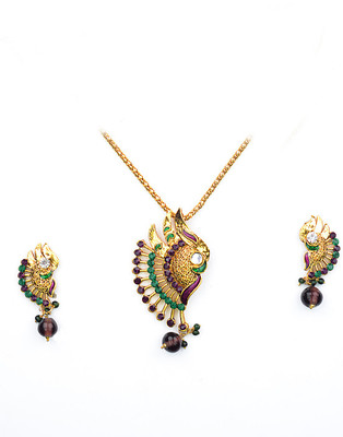 

Kavyanjali Jewels Alloy Jewel Set(Multicolor)