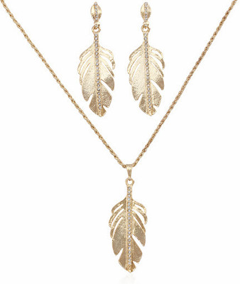 50% OFF on TOUCHSTONE Metal Jewel Set(Gold)