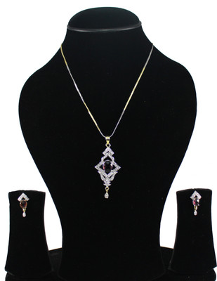 

You Bella Alloy Jewel Set(White)
