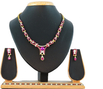 

Vatsalya Creation Alloy Jewel Set(Pink)