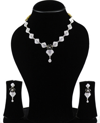 

You Bella Alloy Jewel Set(White)
