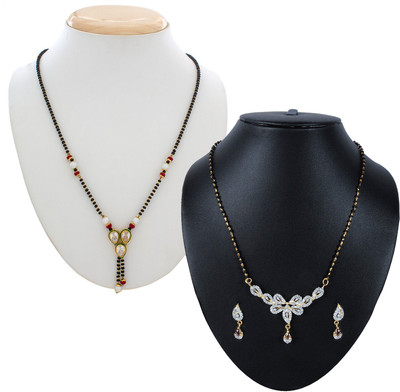 LUXOR Alloy Gold-plated Multicolor Jewellery Set(Pack of 1)