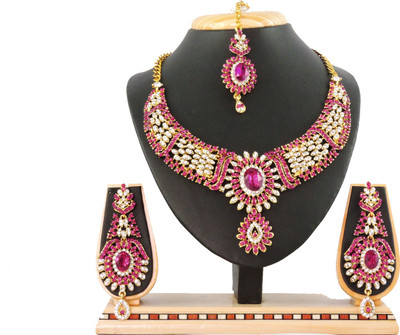 

Vatsalya Creation Alloy Jewel Set(Pink)