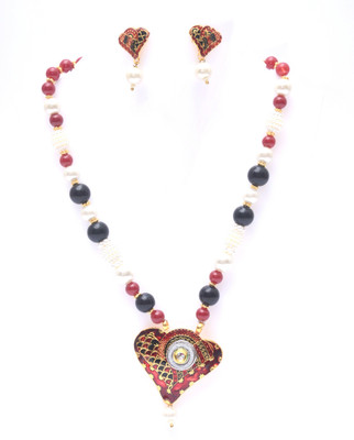 

Ultimate Fashion Alloy Jewel Set(Maroon, Black)