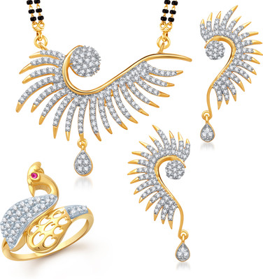 

Meenaz Alloy Jewel Set(Yellow)