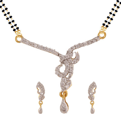 

Parinaaz Alloy Jewel Set(White)