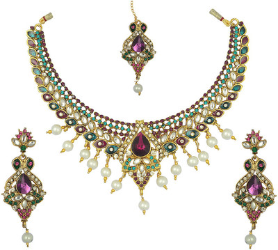 

Kavyanjali Jewels Alloy Jewel Set(Multicolor)