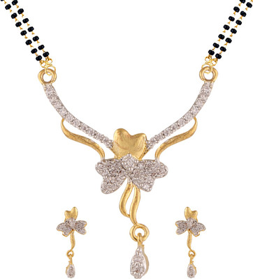 

Parinaaz Alloy Jewel Set(White)