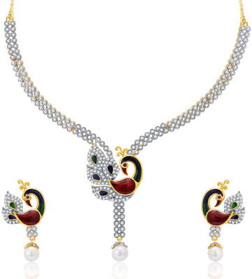 Sukkhi Alloy Jewel Set(Gold, White)