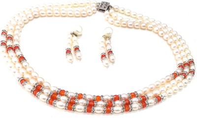 40% OFF on Sri Kapi Pearls Alloy Jewel Set 40% OFF on Sri Kapi Pearls Alloy Jewel Set