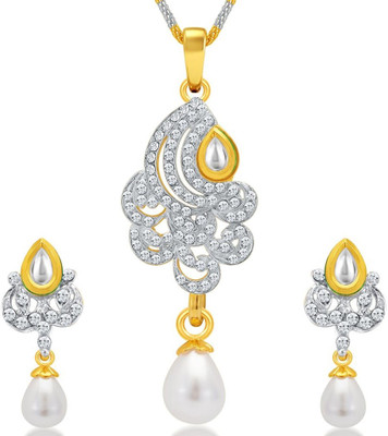 

Sukkhi Alloy Jewel Set(White, Gold)