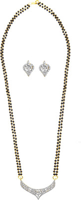 

Parinaaz Alloy Jewel Set(White)
