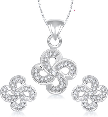 

Meenaz Alloy Jewel Set(White)