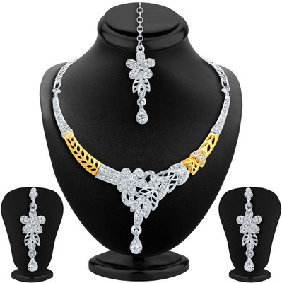 

Sukkhi Alloy Jewel Set(Gold, White)