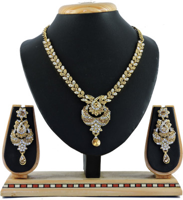 VATSALYA creation Alloy Gold-plated Gold, Silver Jewellery Set(Pack of 1)