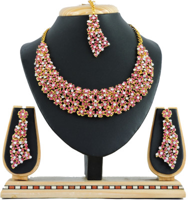 

Vatsalya Creation Alloy Jewel Set(Pink)