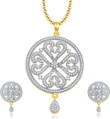 Sukkhi Alloy Jewel Set(Gold, White)