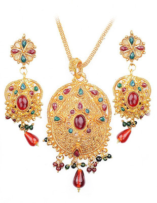 

Kavyanjali Jewels Alloy Jewel Set(Multicolor)