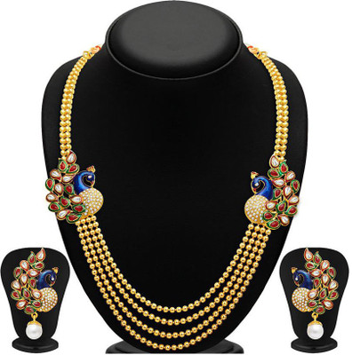 

Jewels Guru Alloy Jewel Set(Gold, Blue, Green, Maroon, Multicolor)