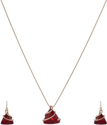 

High Trendz Alloy Jewel Set(Gold)