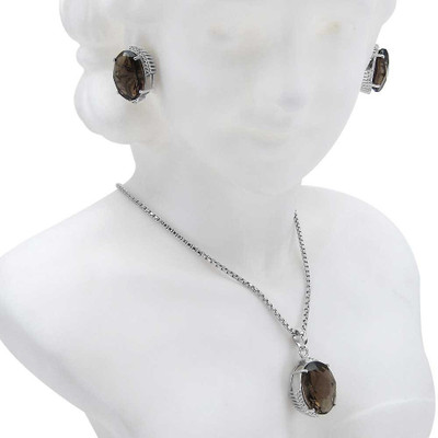 

Johareez Sterling Silver Jewel Set
