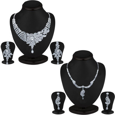 

Sukkhi Zinc Jewel Set(White)