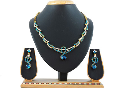

Vatsalya Creation Zinc Jewel Set(Turquoise)