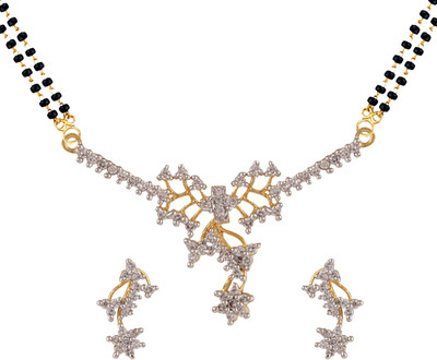 

Parinaaz Alloy Jewel Set(White)