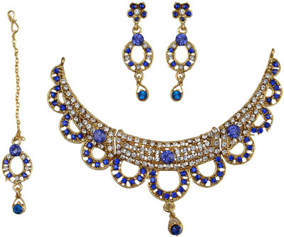 

Taj Pearl Alloy Jewel Set(Multicolor)