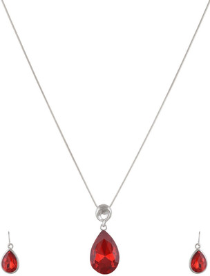 

High Trendz Alloy Jewel Set(Silver)