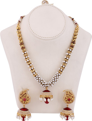 

My Design Copper Jewel Set(White, Maroon)