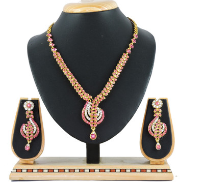 

Vatsalya Creation Alloy Jewel Set(Pink)