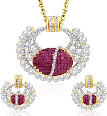 

Sukkhi Alloy Jewel Set(Gold, White)