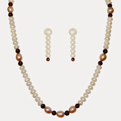 

Nisa Pearls & Jewellery Mother of Pearl Jewel Set(Multicolor)