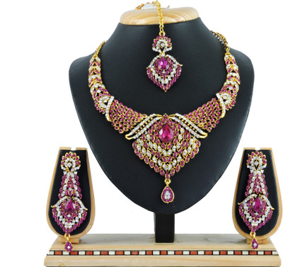 

Vatsalya Creation Alloy Jewel Set(Pink)