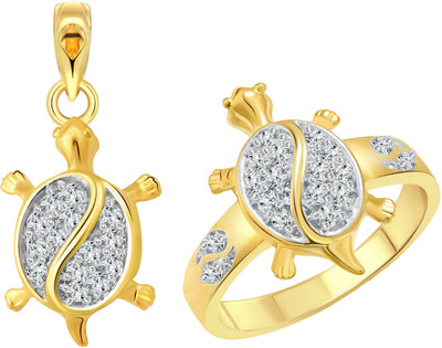 

Vighnaharta Alloy Jewel Set(Gold)