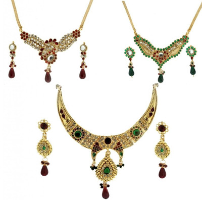 77% OFF on DG Jewels Alloy Jewel Set(Multicolor) 77% OFF on DG Jewels Alloy Jewel Set(Multicolor)