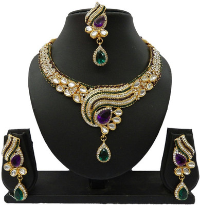 

Shree Bhawani Art Jewellery Alloy Jewel Set(Multicolor)