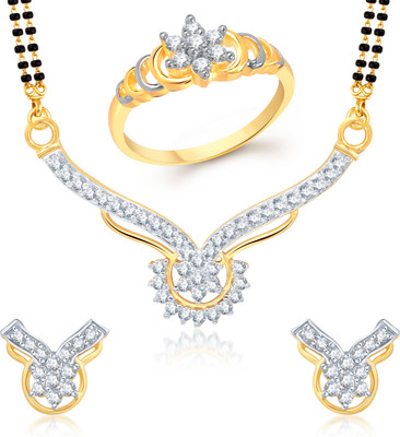 

VK Jewels Alloy Jewel Set(Gold)