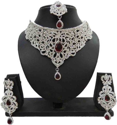 

Shree Bhawani Art Jewellery Alloy Jewel Set(Multicolor)