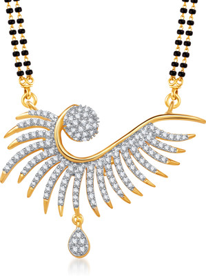66% OFF on MEENAZ Peacock Style Alloy Mangalsutra 66% OFF on MEENAZ Peacock Style Alloy Mangalsutra
