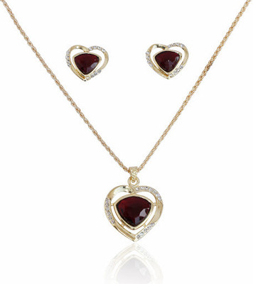60% OFF on TOUCHSTONE Metal Jewel Set(Gold)